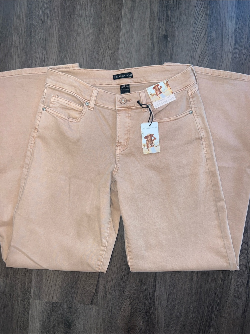NWT Sincerely Jules Classic Rise A-Line Jeans